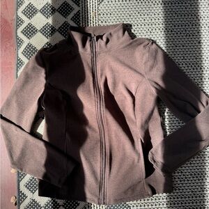 Laundry By Shelli Segal Dark Brown Athletic Zip Up Jacket